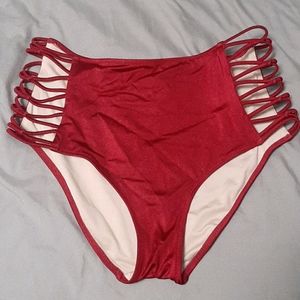[2/$20] High waisted full coverage bikini bottoms